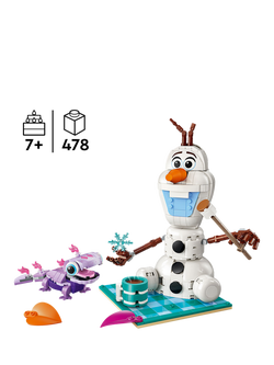 LEGO Disney 43287 Frozen Olaf and Bruni’s Picnic Fun Building Toy - view 2, Multi