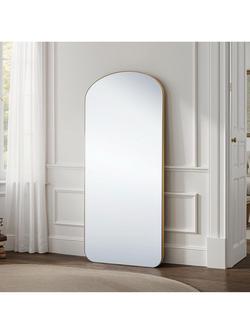 Yearn Soho Full-Length Arched Wall Mirror, 170 x 80cm, Gold