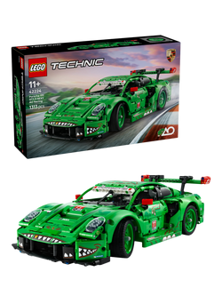 LEGO Technic 42224 Porsche 911 GT3 R REXY AO Racing Car Toy, Multi