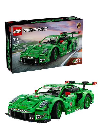 LEGO Technic 42224 Porsche 911 GT3 R REXY AO Racing Car Toy, Multi