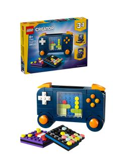 LEGO Creator 31380 Retro Gaming Console 3-in-1 Building Toy, Multi