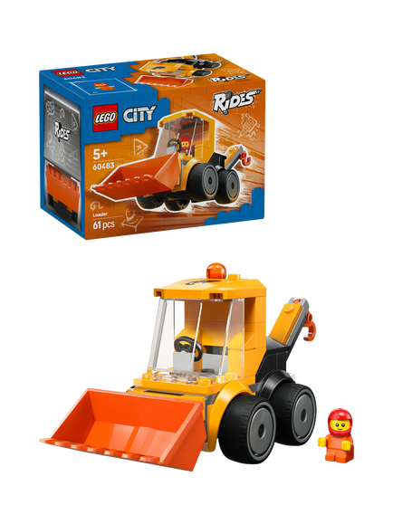 LEGO City 60483 Rides Construction Loader Mini Building Kit, Multi