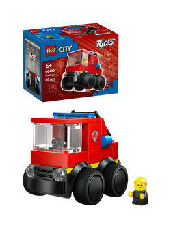 LEGO City 60482 Rides Fire Engine Mini Building Kit, Multi