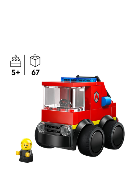 LEGO City 60482 Rides Fire Engine Mini Building Kit - view 2, Multi