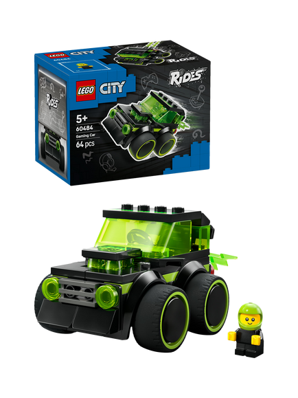 LEGO City 60484 Rides Gaming Car Model Car Kit, Multi