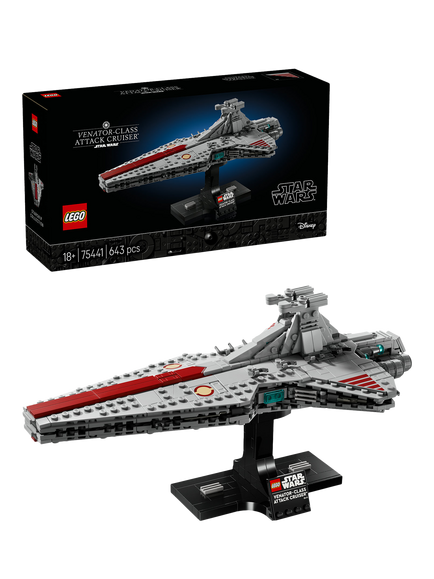 LEGO Star Wars 75441 Starship Collection Venator Class Attack Cruiser, Multi