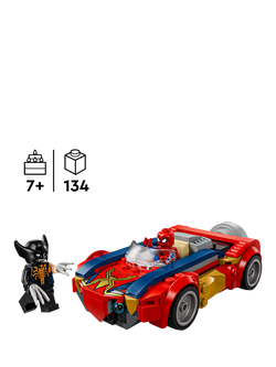 LEGO Marvel 76336 Marvel Spider-Man Car vs. Venomized Wolverine Building Toy - view 2, Multi