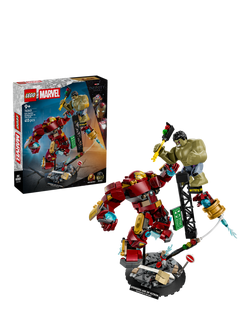 LEGO Marvel 76343 Epic Battle: Hulkbuster vs. The Hulk Building Toy, Multi