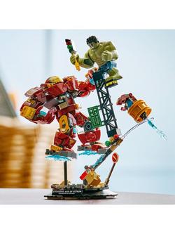 LEGO Marvel 76343 Epic Battle: Hulkbuster vs. The Hulk Building Toy - view 2, Multi