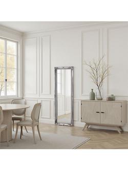 Yearn French Rectangular Wall Mirror, 166 x 60cm - view 2, Silver