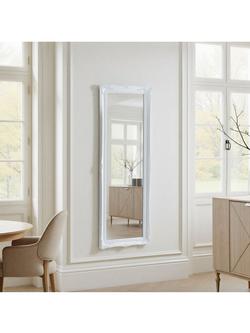 Yearn French Rectangular Wall Mirror, 166 x 60cm, White