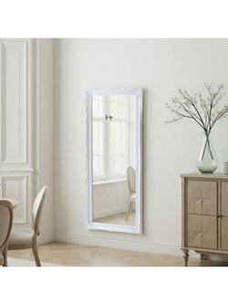 Yearn French Rectangular Wall Mirror, 166 x 75cm, White