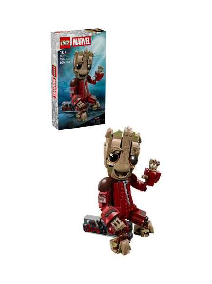 LEGO Marvel 76341 Guardians of the Galaxy Ravager Jumpsuit Groot, Multi