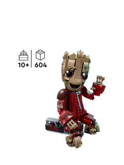 LEGO Marvel 76341 Guardians of the Galaxy Ravager Jumpsuit Groot - view 2, Multi