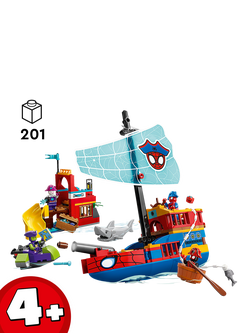 LEGO Marvel 11208 Team Spidey Pirate Ship Creative Building Toy - view 2, Multi