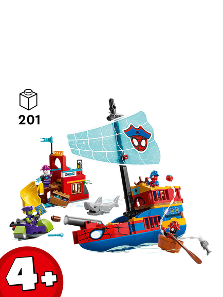 LEGO Marvel 11208 Team Spidey Pirate Ship Creative Building Toy - view 2, Multi