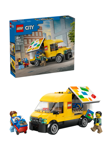 LEGO City 60500 The LEGO Van Toy Truck Building Kit, Multi
