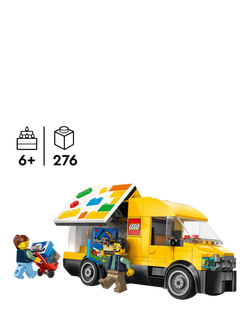 LEGO City 60500 The LEGO Van Toy Truck Building Kit - view 2, Multi