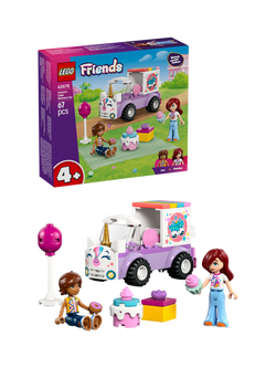 LEGO Friends 42675 Unicorn Cake Delivery Car Toy, Multi