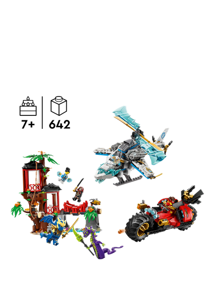 LEGO Ninjago 71857 Ninja Vehicle Tree House Battle Building Toy - view 2, Multi