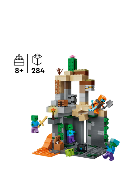 LEGO Minecraft 21587 Zombie Dungeon Building Toy - view 2, Multi