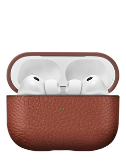 WOOLNUT Leather Case for AirPods Pro 3, Cognac