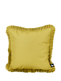 Extreme Lounging Frilled Outdoor Cushion, Butter Yellow