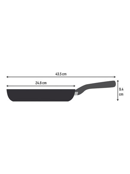 Tefal Expertise Plus Aluminium Non-Stick Frying Pan - view 2, Speckled Black