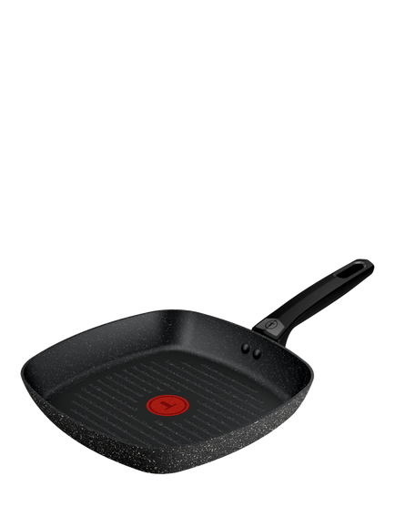 Tefal Expertise Plus Aluminium Non-Stick Grill Pan, 26cm, Speckled Black
