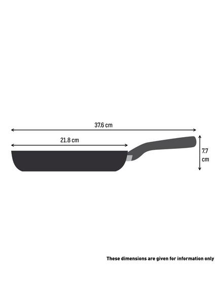 Tefal Excellence Fusion Aluminium Non-Stick Deep Frying Pan - view 2, Black