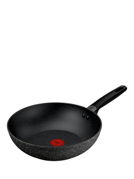 Tefal Expertise Plus Aluminium Non-Stick Wok, 28cm, Speckled Black