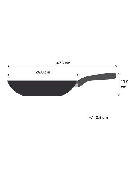 Tefal Expertise Plus Aluminium Non-Stick Wok, 28cm - view 2, Speckled Black