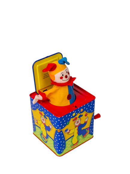 Bigjigs Toys Schylling Musical Jester Jack in the Box - view 2, Multicoloured