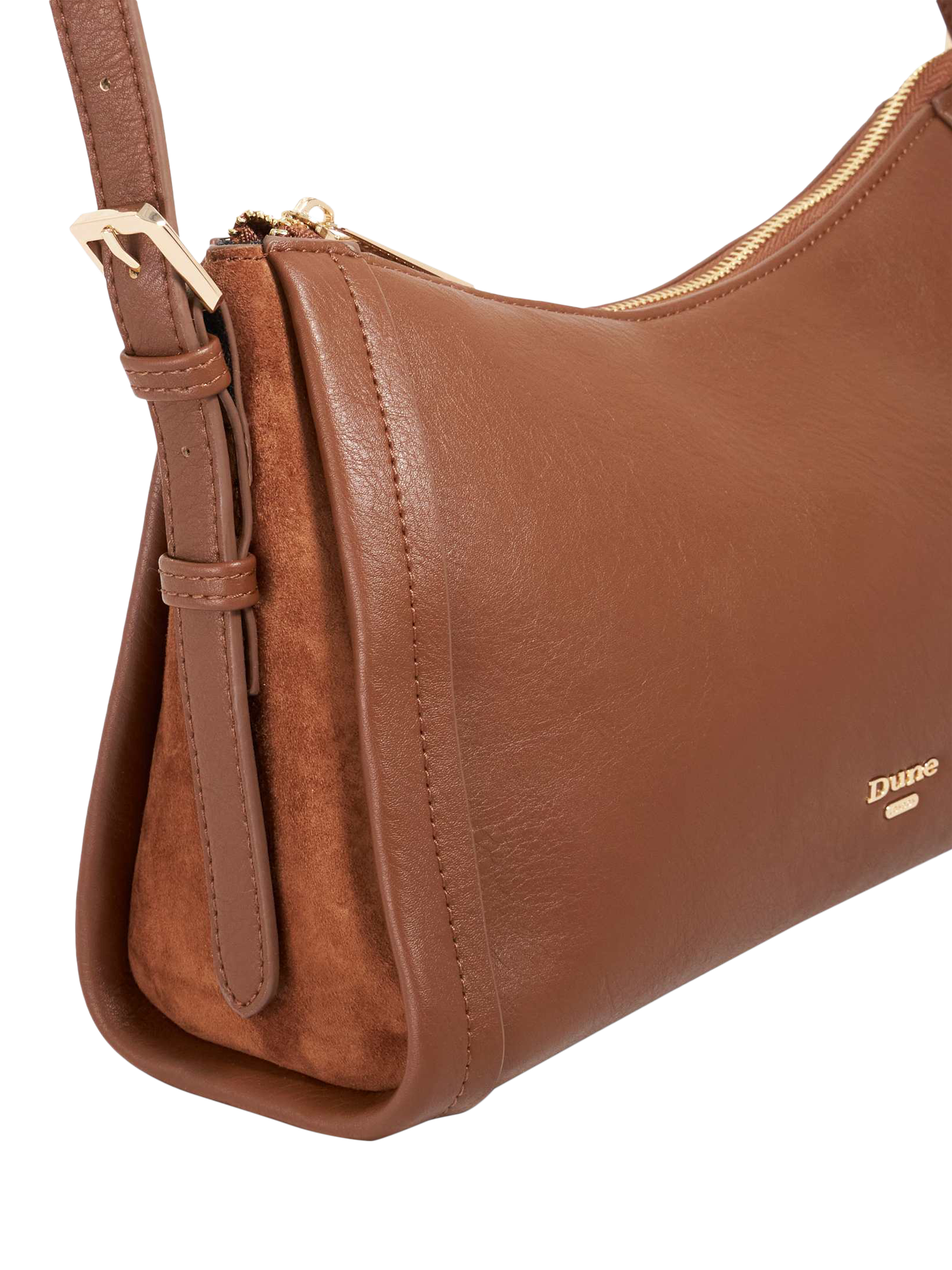 Product image 2 of 4, which shows Dune London Declare Shoulder Bag, Dark Brown