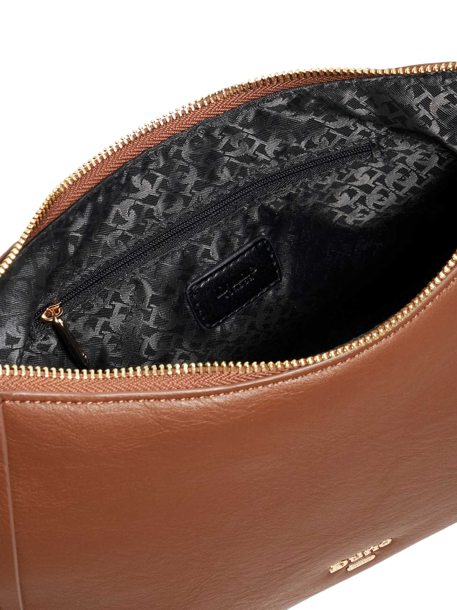 Product image 4 of 4, which shows Dune London Declare Shoulder Bag, Dark Brown