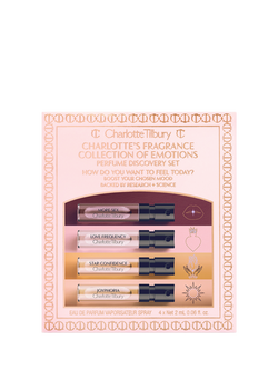 Charlotte Tilbury Charlotte's Fragrance Collection Of Emotions Perfume Discovery Gift Set, 4 x 2ml, 