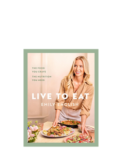 Emily English 'Live to Eat' Cookbook, Multi