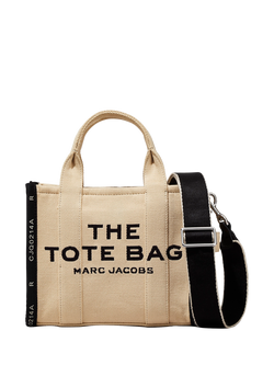 Marc Jacobs THE Small Tote Jacquard Bag, Warm Sand, Warm Sand
