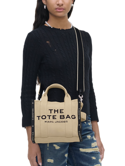 Marc Jacobs THE Small Tote Jacquard Bag, Warm Sand - view 2, Warm Sand