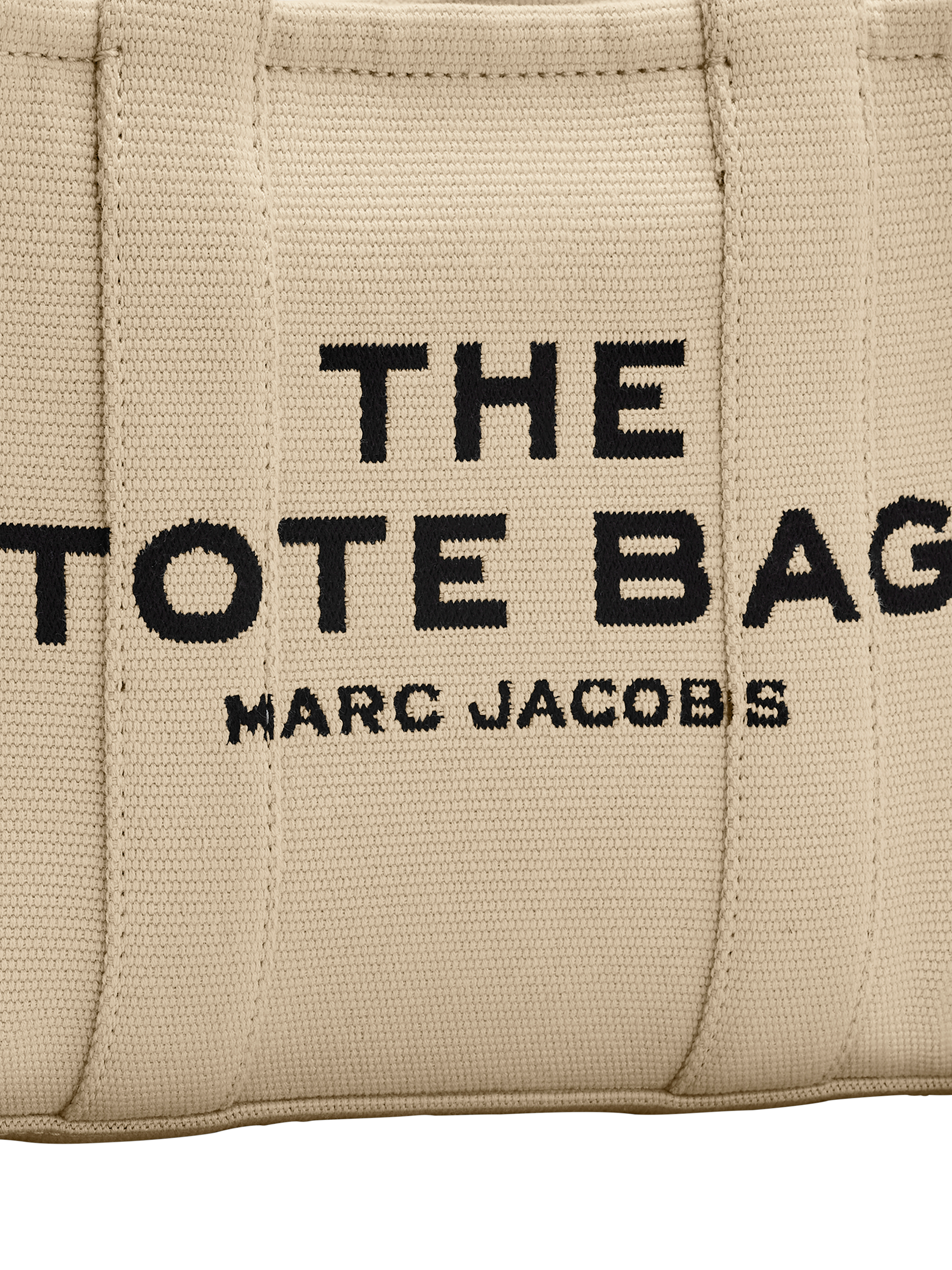 Product image 6 of 10, which shows Marc Jacobs THE Small Tote Jacquard Bag, Warm Sand
