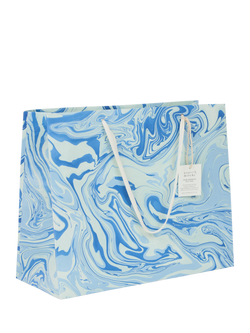 Paper Mirchi Marble Gift Bag, Multi Blue, Multi Blue