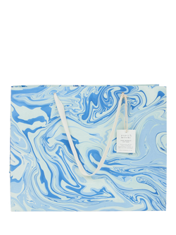 Paper Mirchi Marble Gift Bag, Multi Blue - view 2, Multi Blue