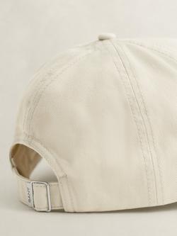 GANT Shield Cotton Twill Cap, Putty - view 2, Putty