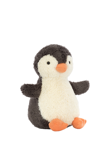 Jellycat Peanut Penguin Soft Toy, Medium, Grey