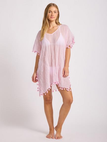 Seafolly Amnesia Kaftan, Blush Pink