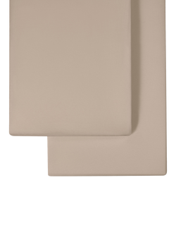 The Little Green Sheep Fitted Crib Sheet, Pack of 2, Truffle