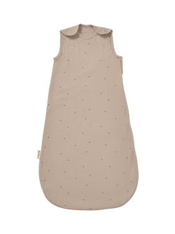 The Little Green Sheep Rice Baby Sleeping Bag, 1 Tog, 0-6 Months, Cocoa Rice Print