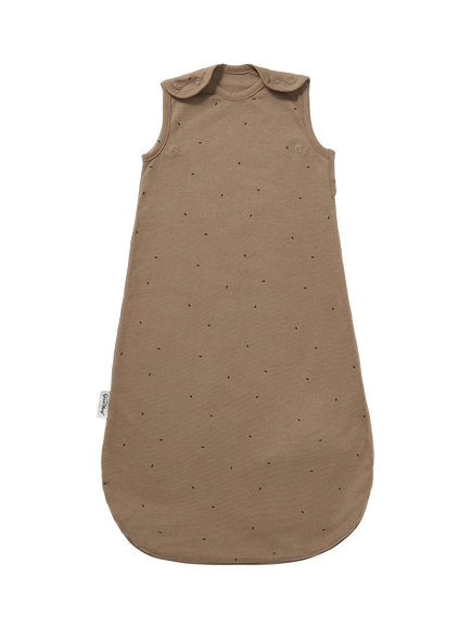 The Little Green Sheep Rice Print Baby Sleeping Bag, 1 Tog, Cocoa Rice Print