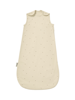 The Little Green Sheep Rice Print Baby Sleeping Bag, 1 Tog, Linen Rice Print