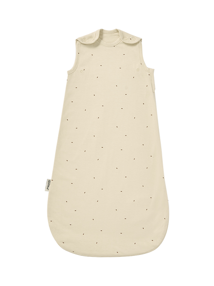 The Little Green Sheep Rice Print Baby Sleeping Bag, 1 Tog, Linen Rice Print